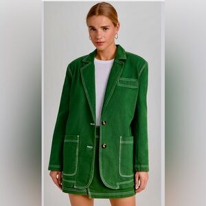 BLANKNYC Big Spin Green Blazer – SMALL New (no attached tags) boutique
